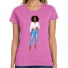 Women's Heavy Cotton 100% Cotton T Shirt Thumbnail