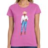 Women's Heavy Cotton 100% Cotton T Shirt Thumbnail